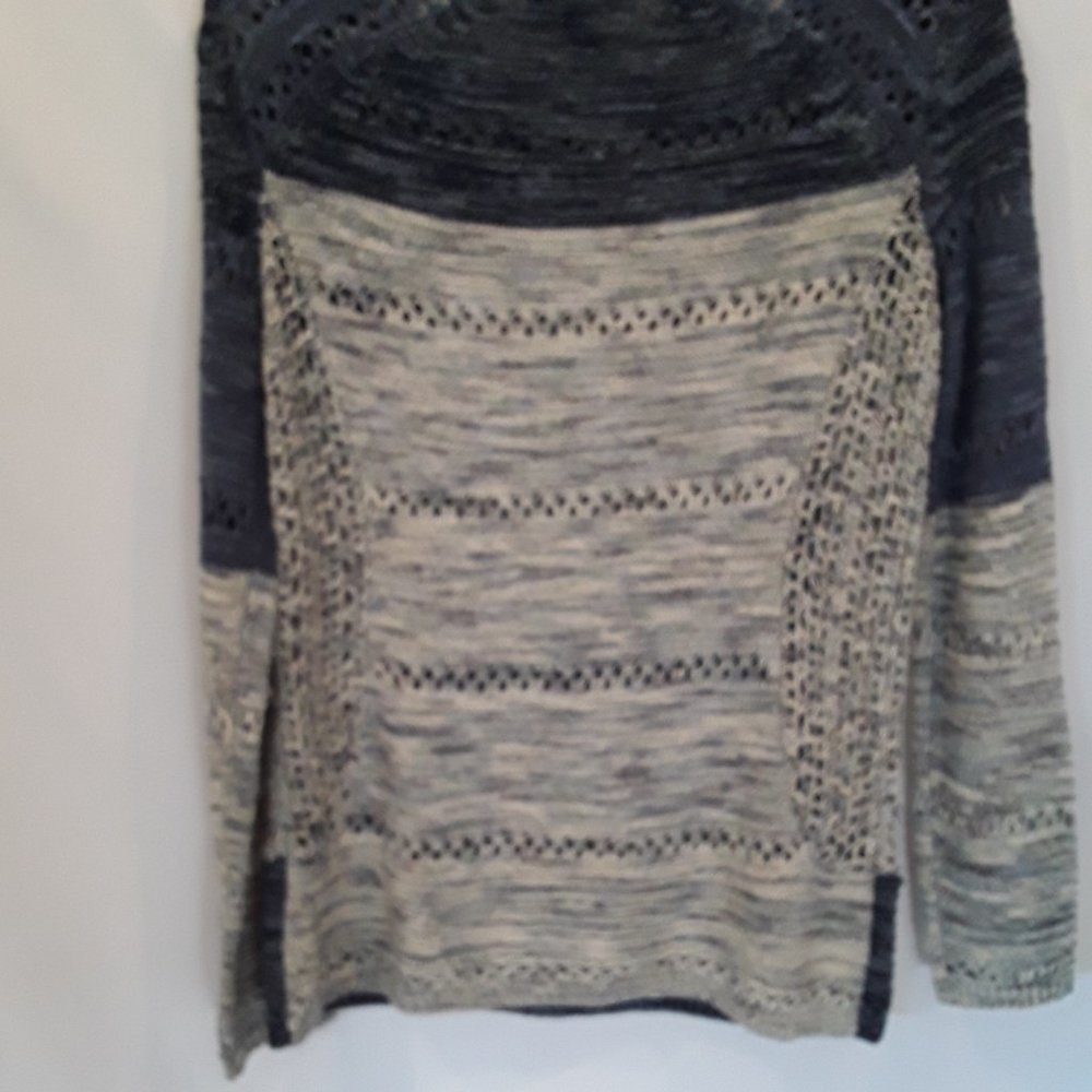 Like New INC blue grey sweater - Picture 7 of 8